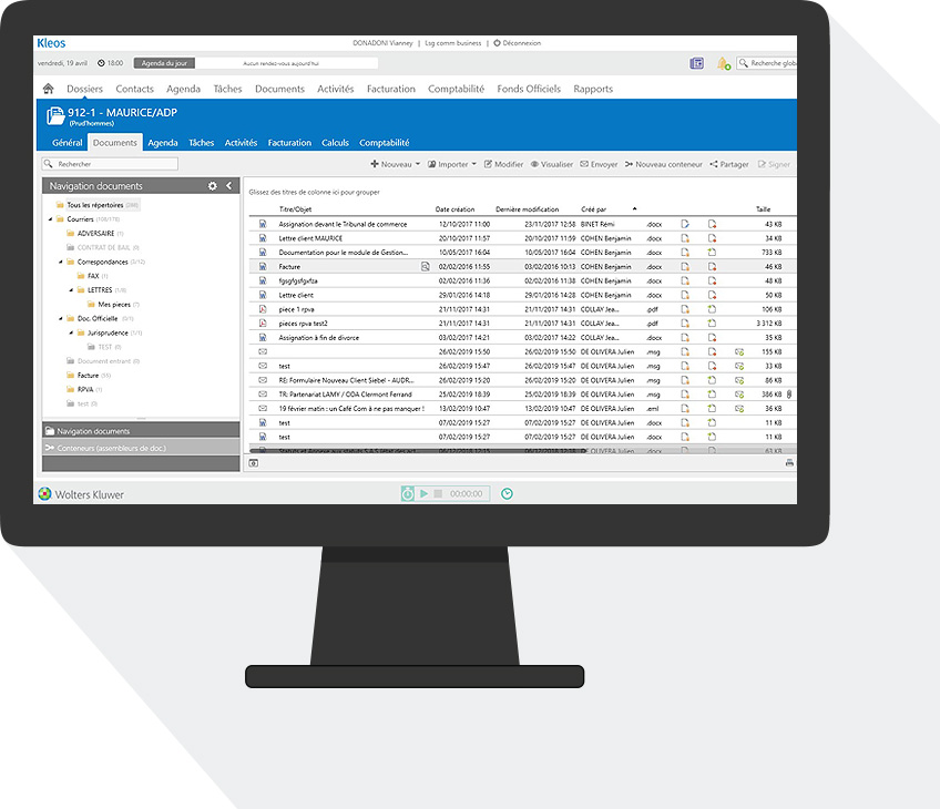 Gestion Du Flux Documentaire Logiciel Avocats Kleos Wolters Kluwer