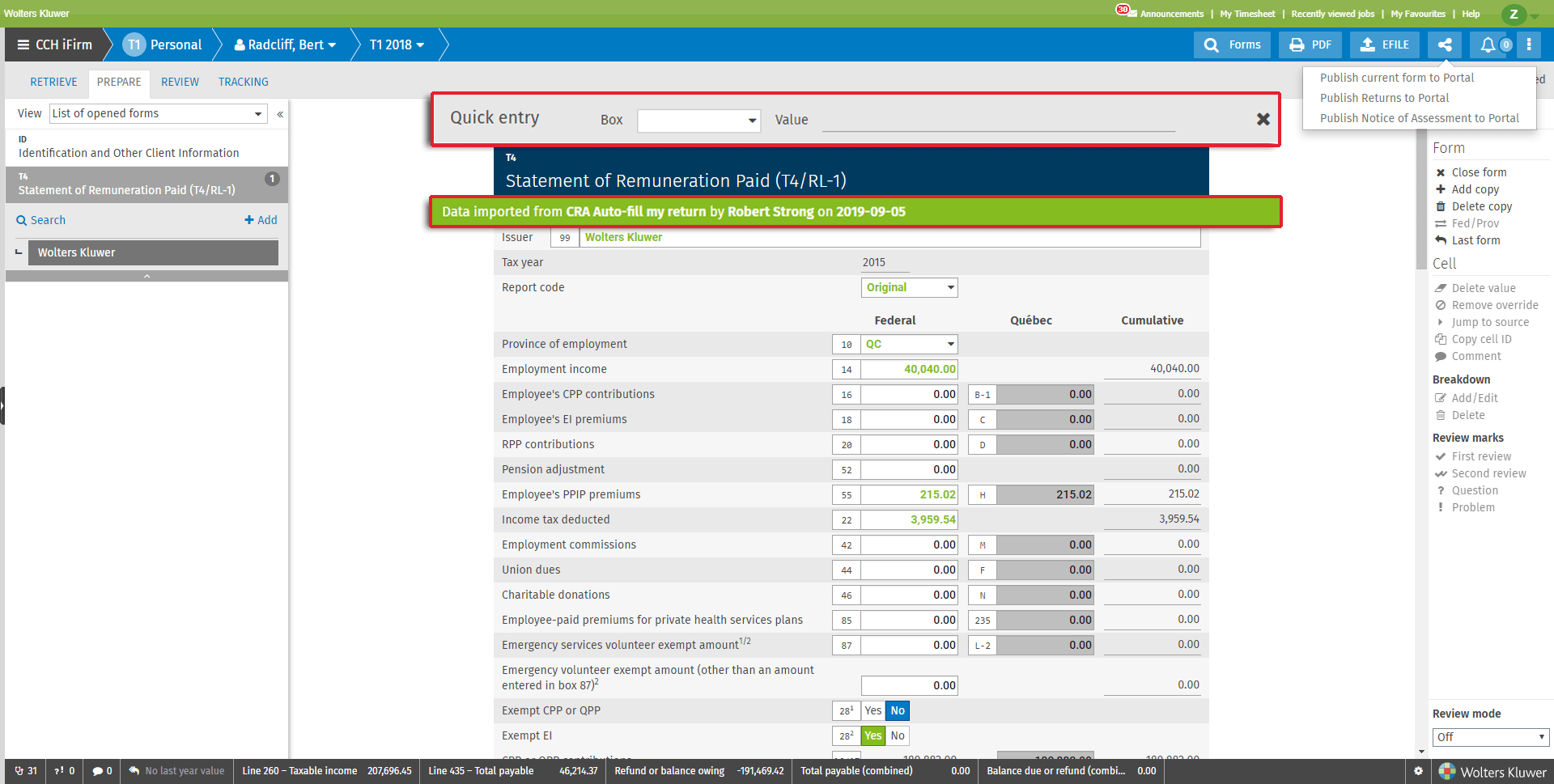 CCH IFirm Cantax | Wolters Kluwer