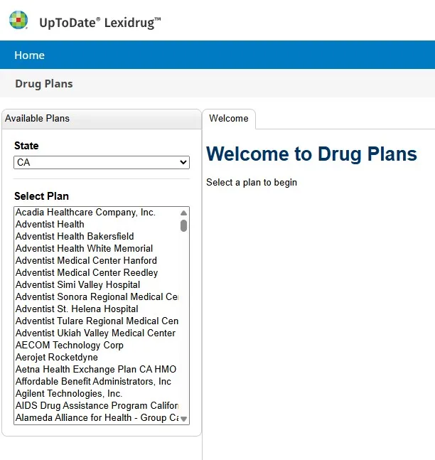 Drug Plans 2